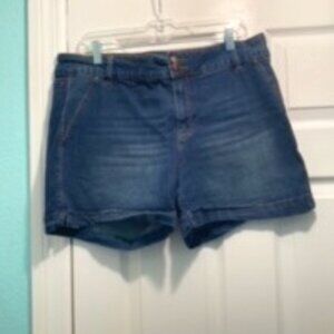 d. jeans denim shorts size 16